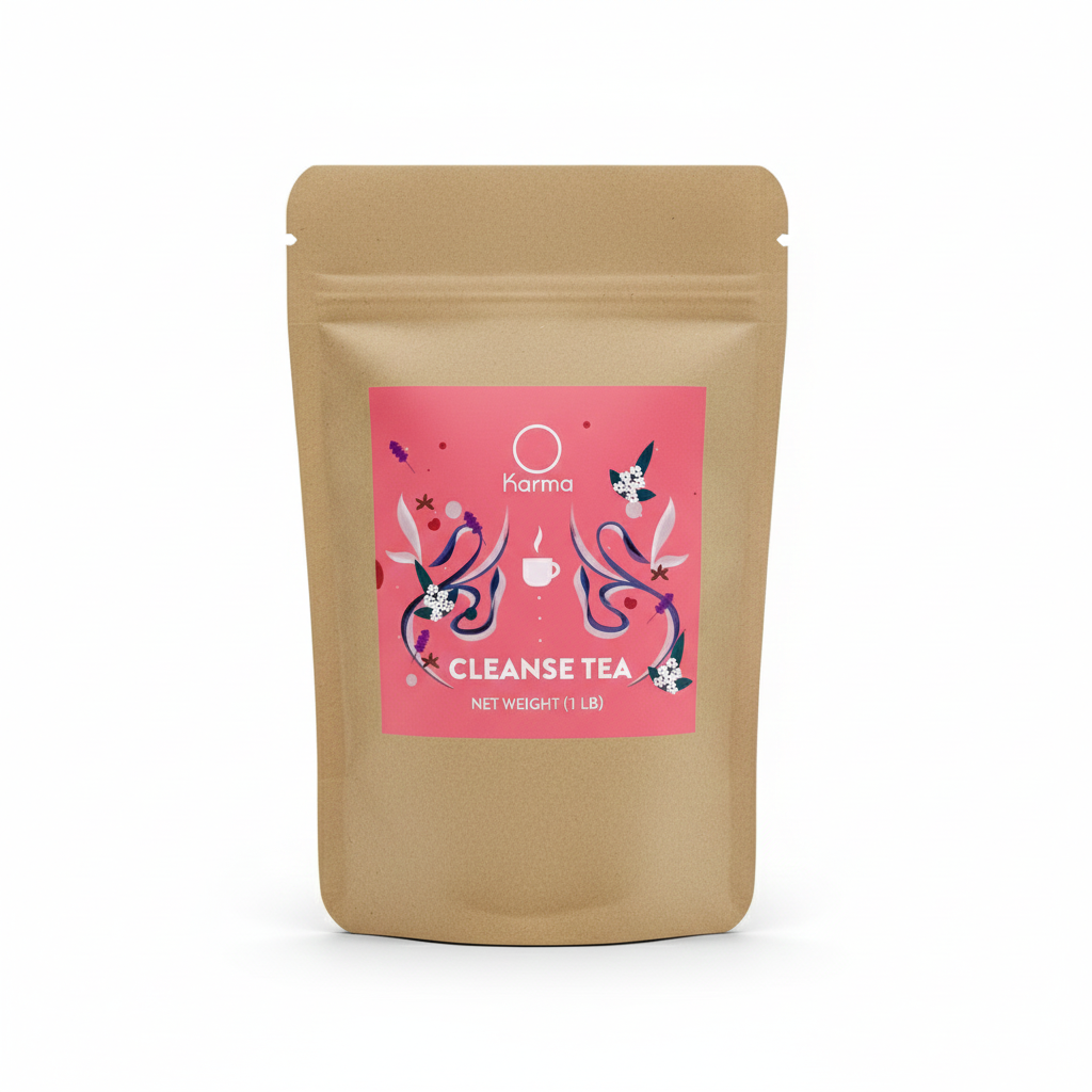 Karma Cleanse Tea | Dandelion Anise Lavender Rosehip Lemon Verbana Rose Petals