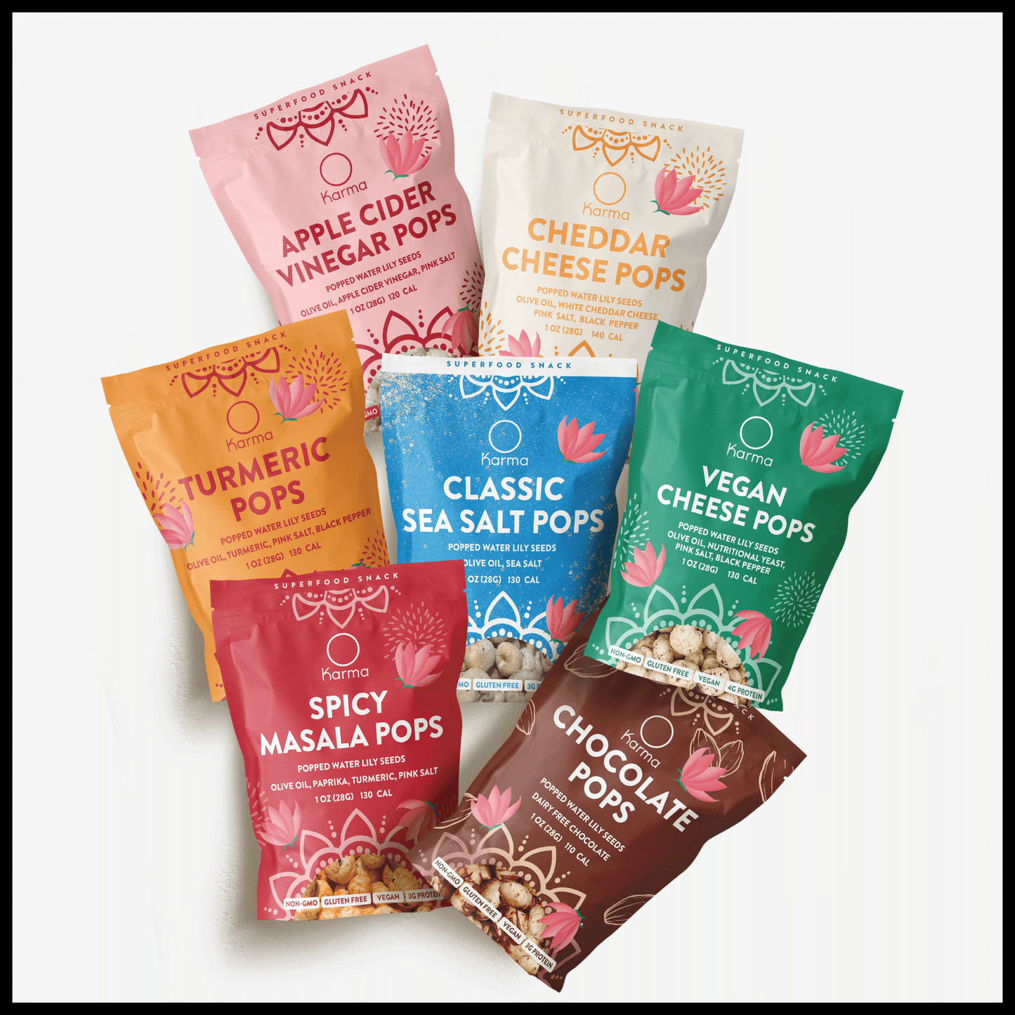 Karma Pops Variety Pack - All 7 Flavors