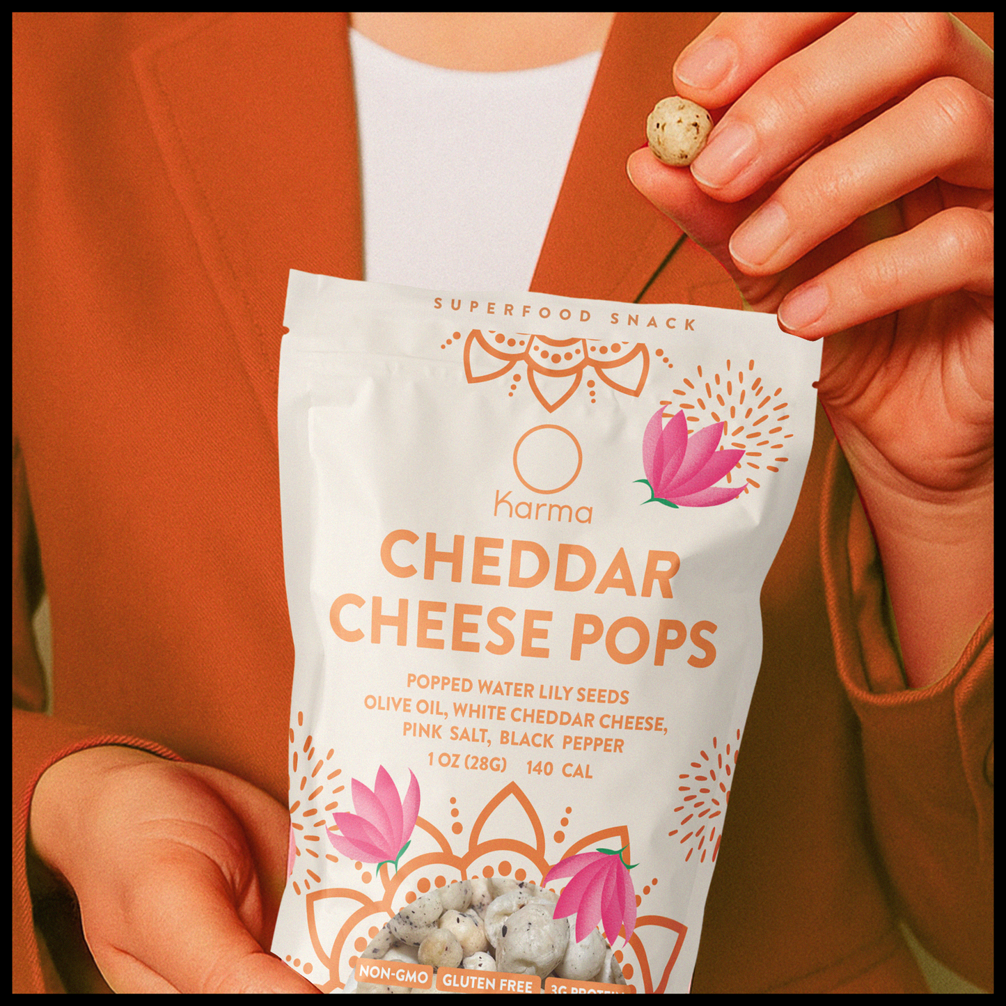 White Cheddar Cheese Karma Pops - Bulk