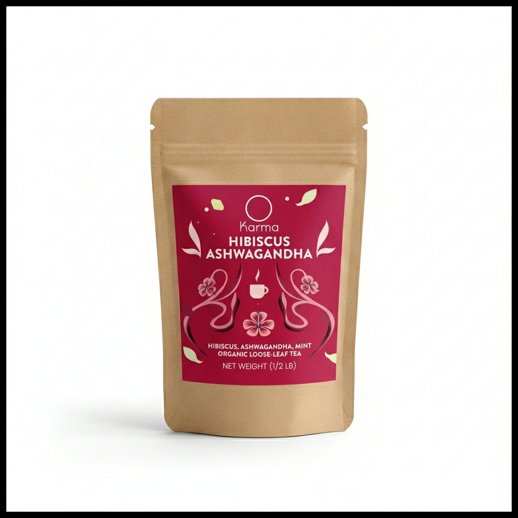 Karma Hibiscus Mint Ashwagandha Tea