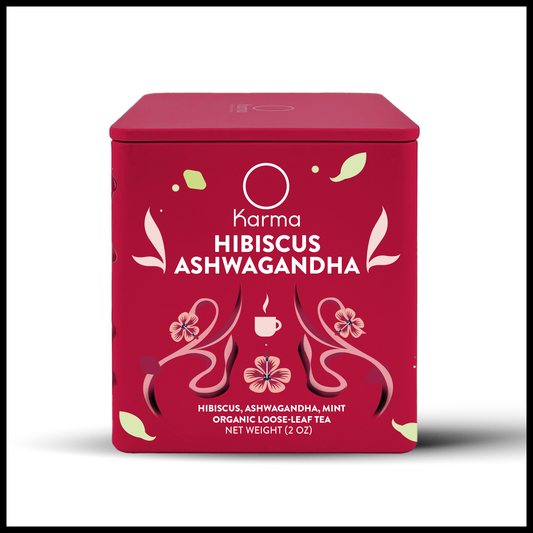 Karma Hibiscus Mint Ashwagandha Tea