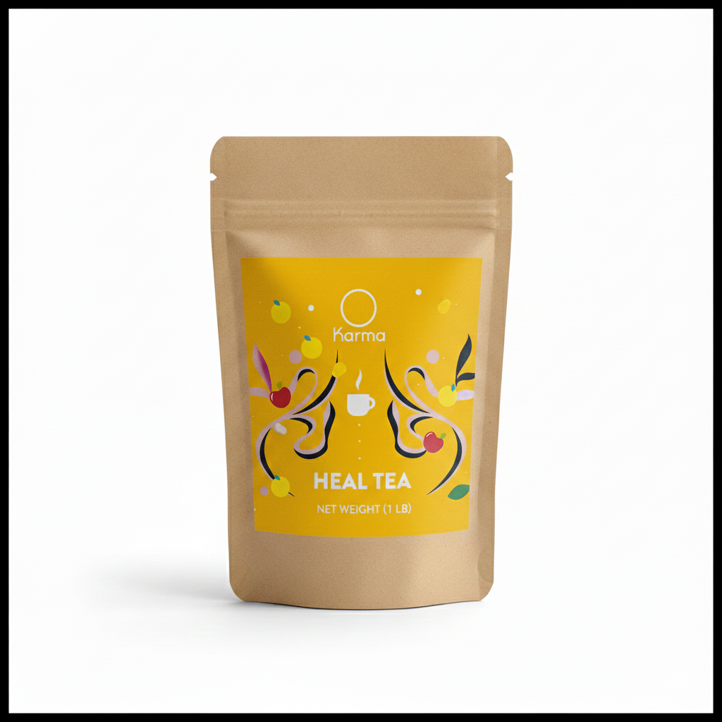 Karma Heal Tea | Turmeric Ginger Tulsi Licorice Root