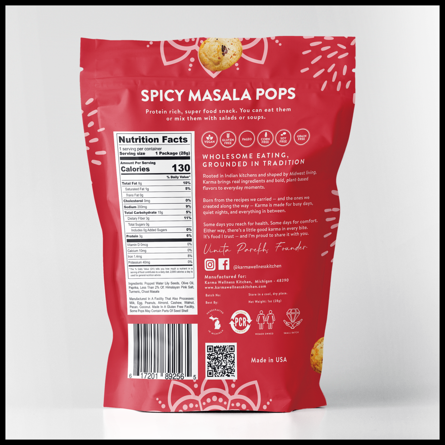 Spicy Masala Karma Pops - Bulk