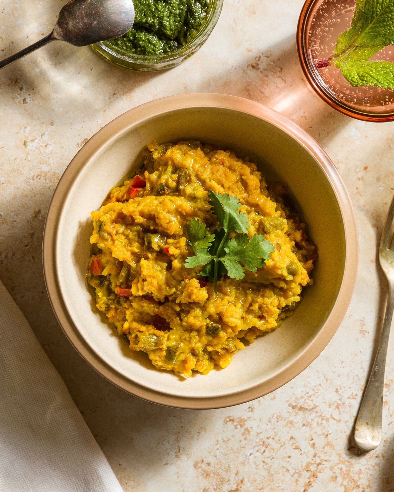 Quinoa Moong Dal Khichdi - Karma